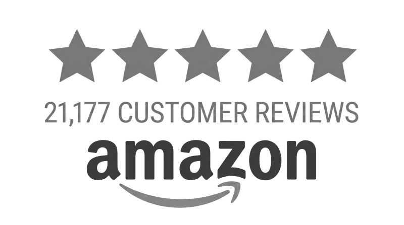 Amazon – 21,177 Five-Star Reviews