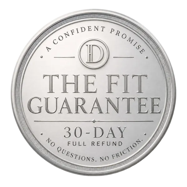 The Fit Guarantee — 30 Day Full Refund